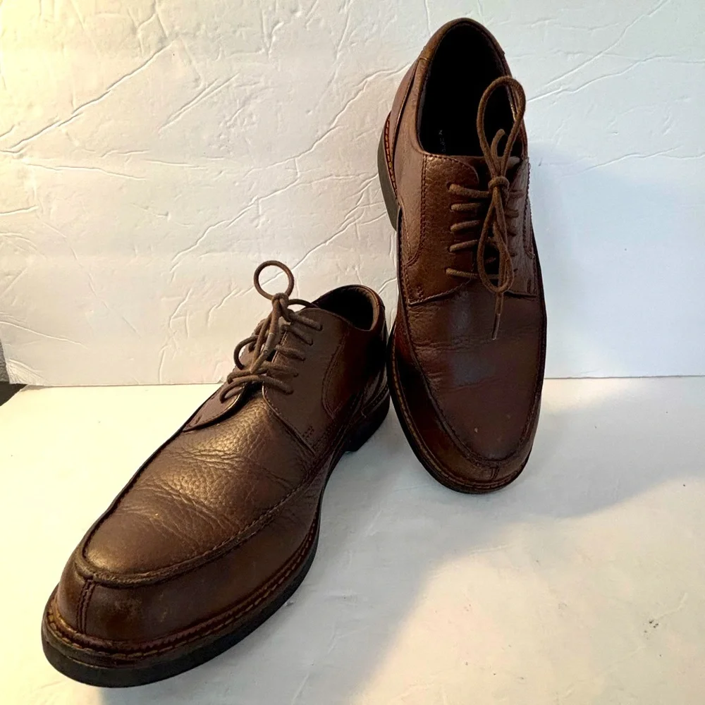 APEX AETREX Brown Leather Oxford Shoes Size 7.5